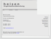 Tablet Screenshot of heisen.de